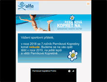 Tablet Screenshot of pernikova-kopretina.cz
